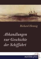 Vorderes Coverbild Abhandlungen zur Geschichte der Schiffahrt