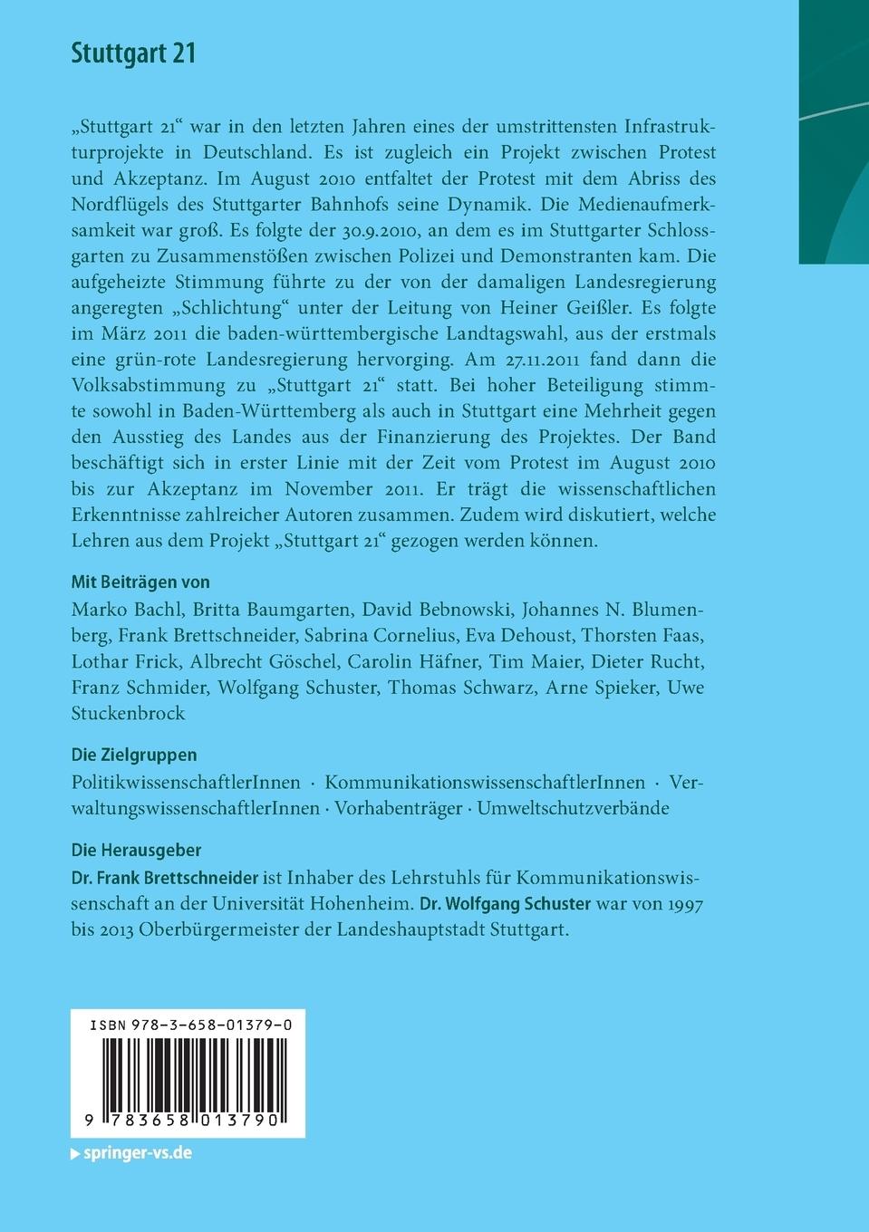 Rückseitencover Stuttgart 21