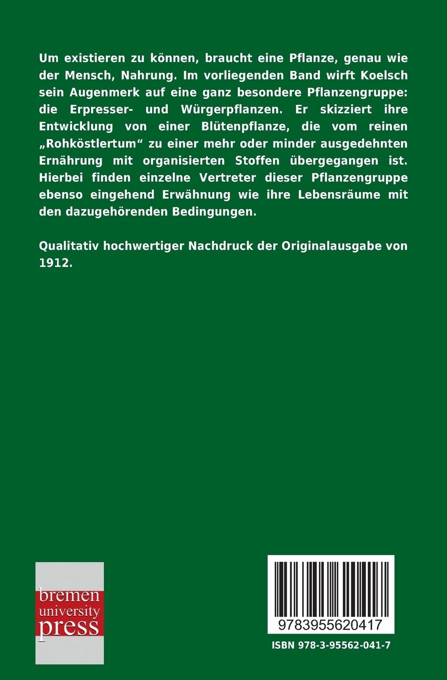 Rückseitencover Würger im Pflanzenreich