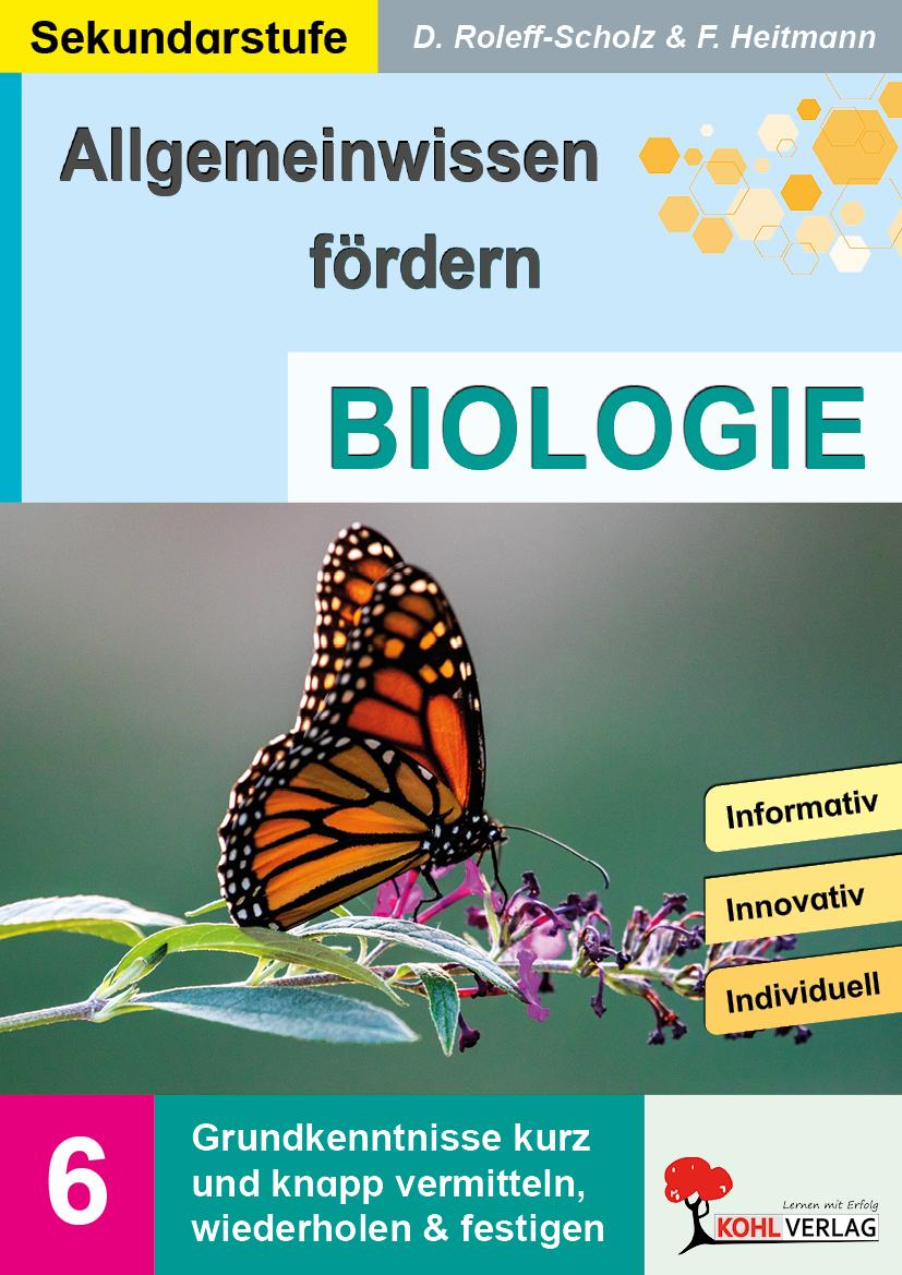 Vorderes Coverbild Allgemeinwissen fördern Biologie