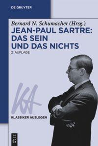 Vorderes Coverbild Jean-Paul Sartre: Das Sein und das Nichts