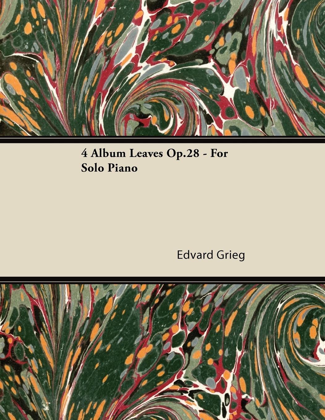 Vorderes Coverbild 4 Album Leaves Op.28 - For Solo Piano