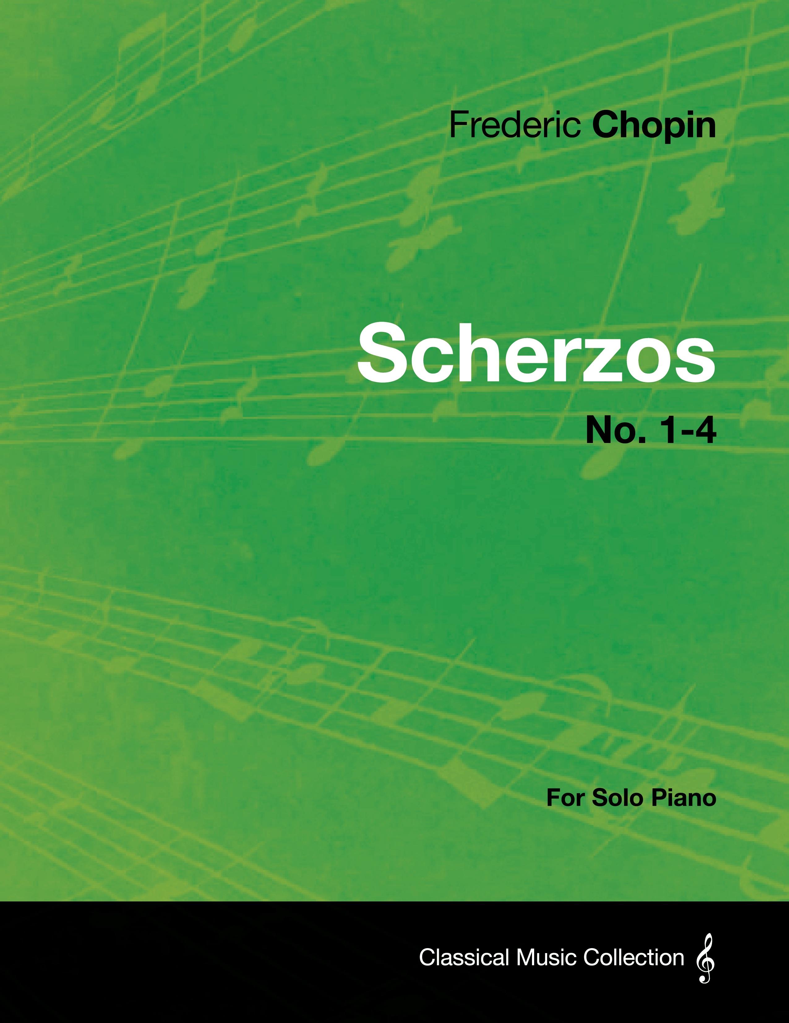 Vorderes Coverbild Scherzos No. 1-4 - For Solo Piano