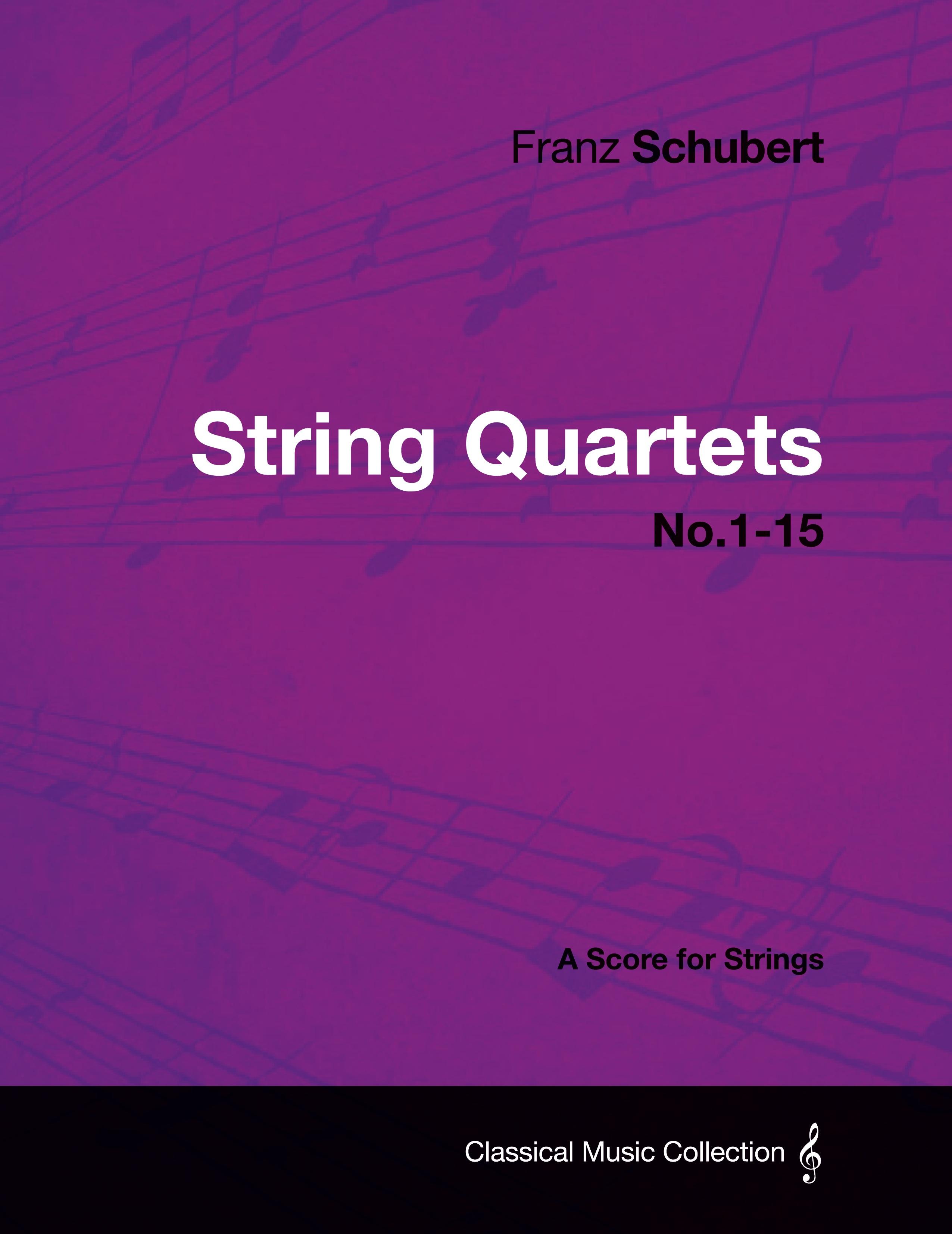 Vorderes Coverbild String Quartets No.1-15 - A Score for Strings