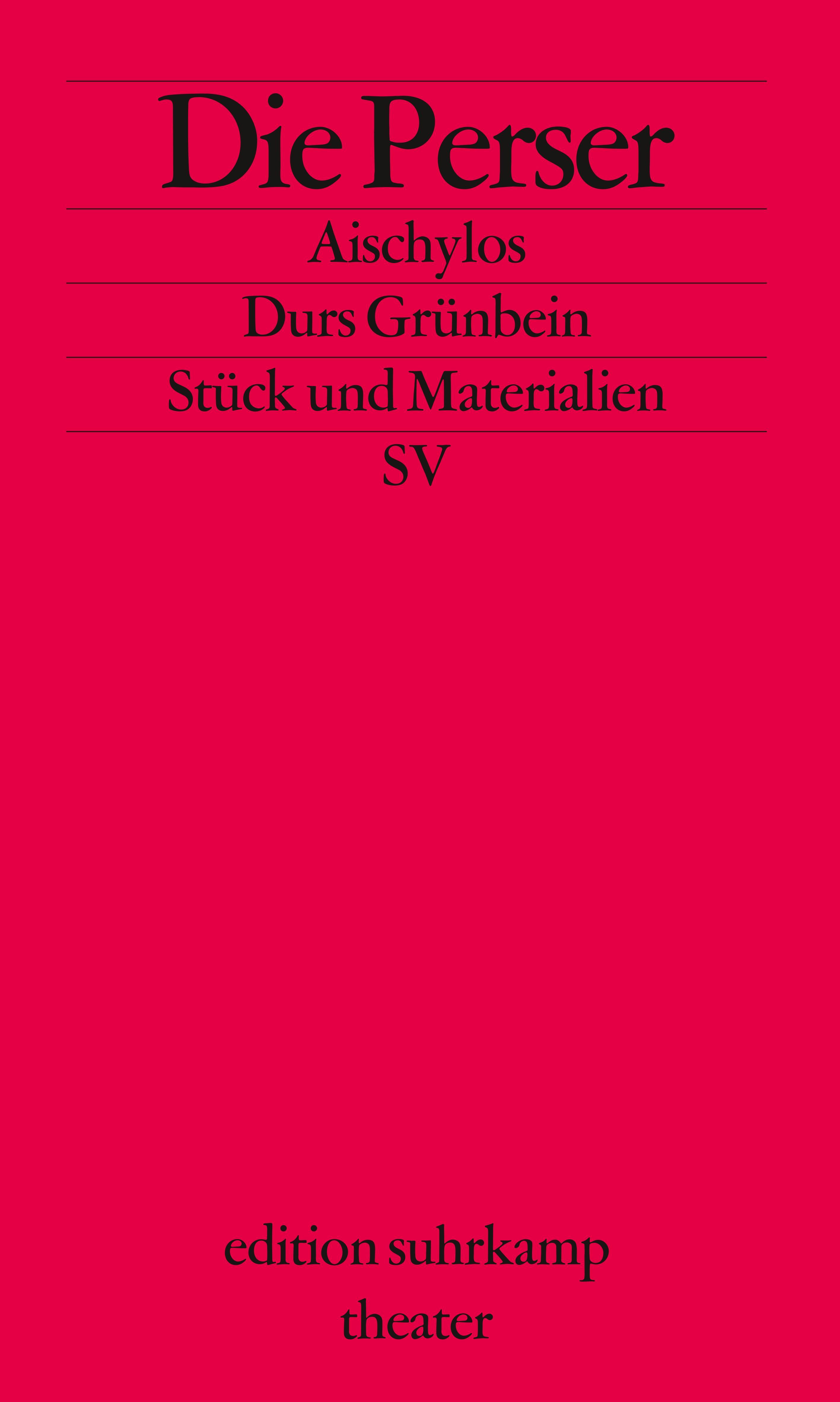 Vorderes Coverbild Die Perser