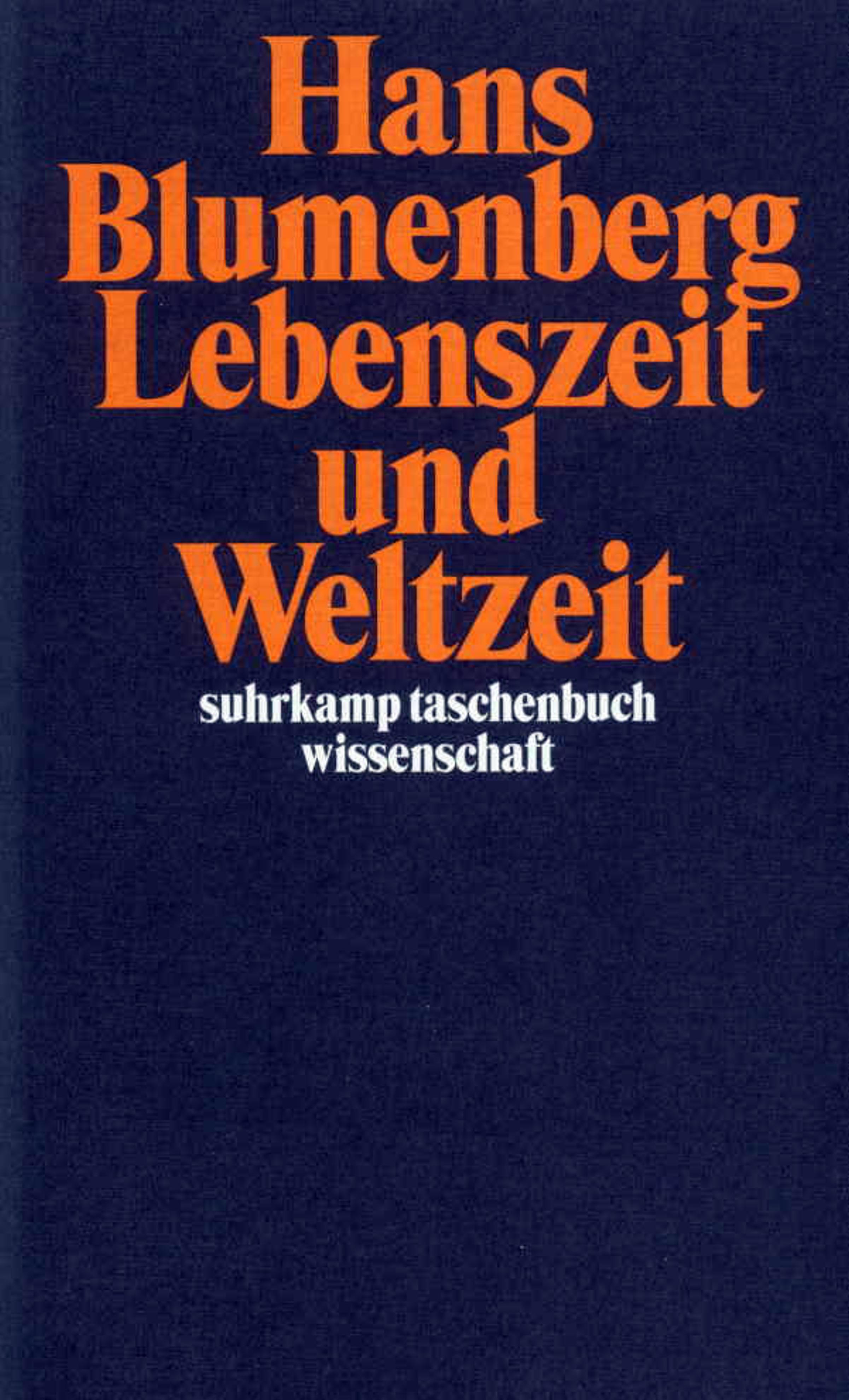 Vorderes Coverbild Lebenszeit und Weltzeit