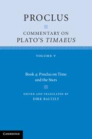 Vorderes Coverbild Proclus: Commentary on Plato's Timaeus: Volume 5, Book 4