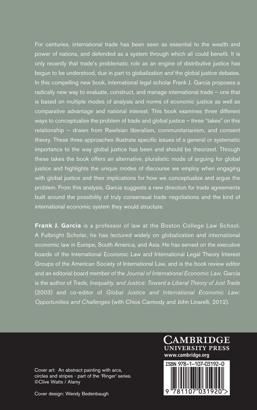 Rückseitencover Global Justice and International Economic Law