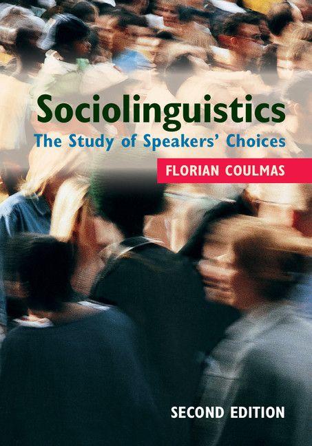 Vorderes Coverbild Sociolinguistics