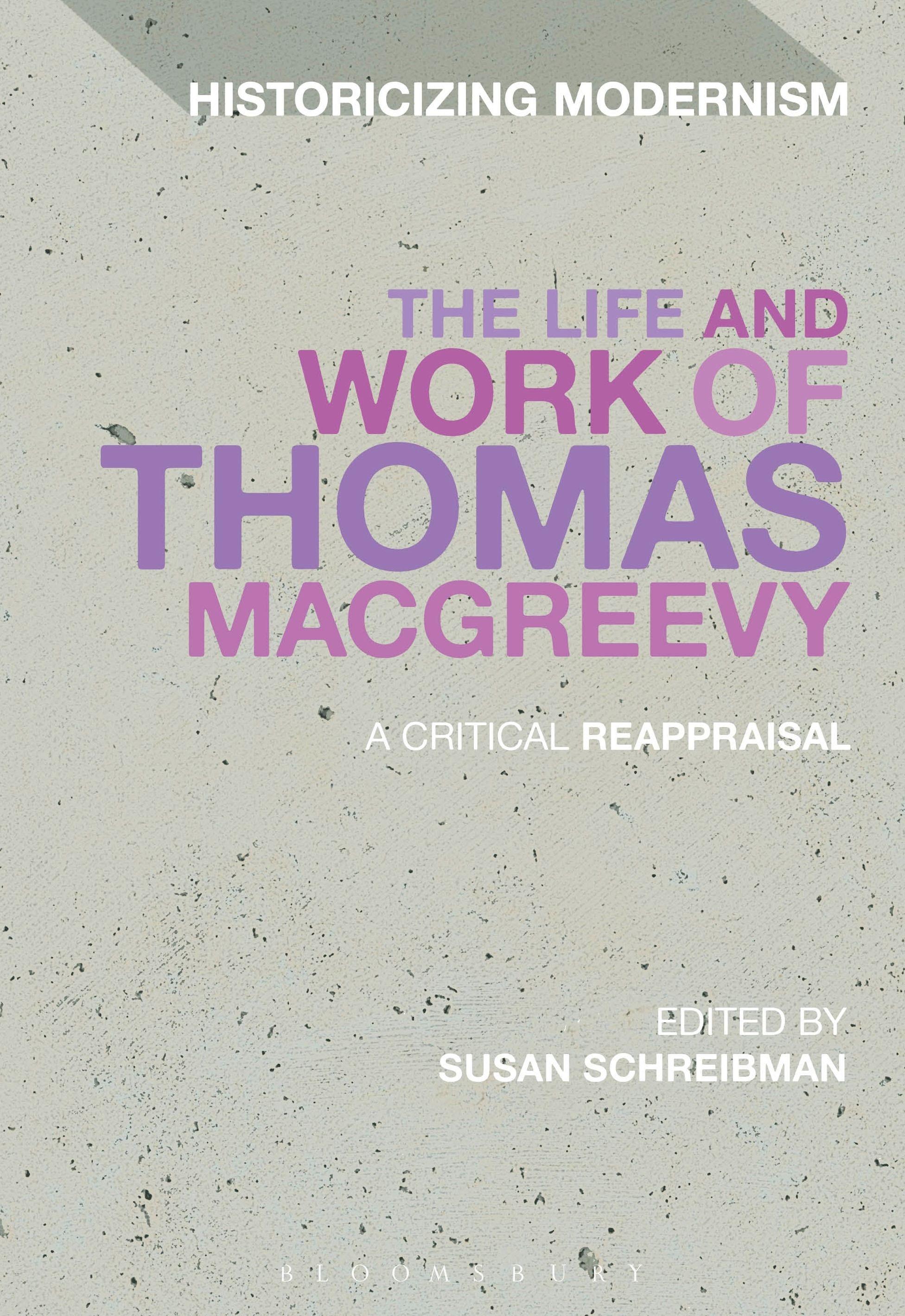 Vorderes Coverbild The Life and Work of Thomas Macgreevy