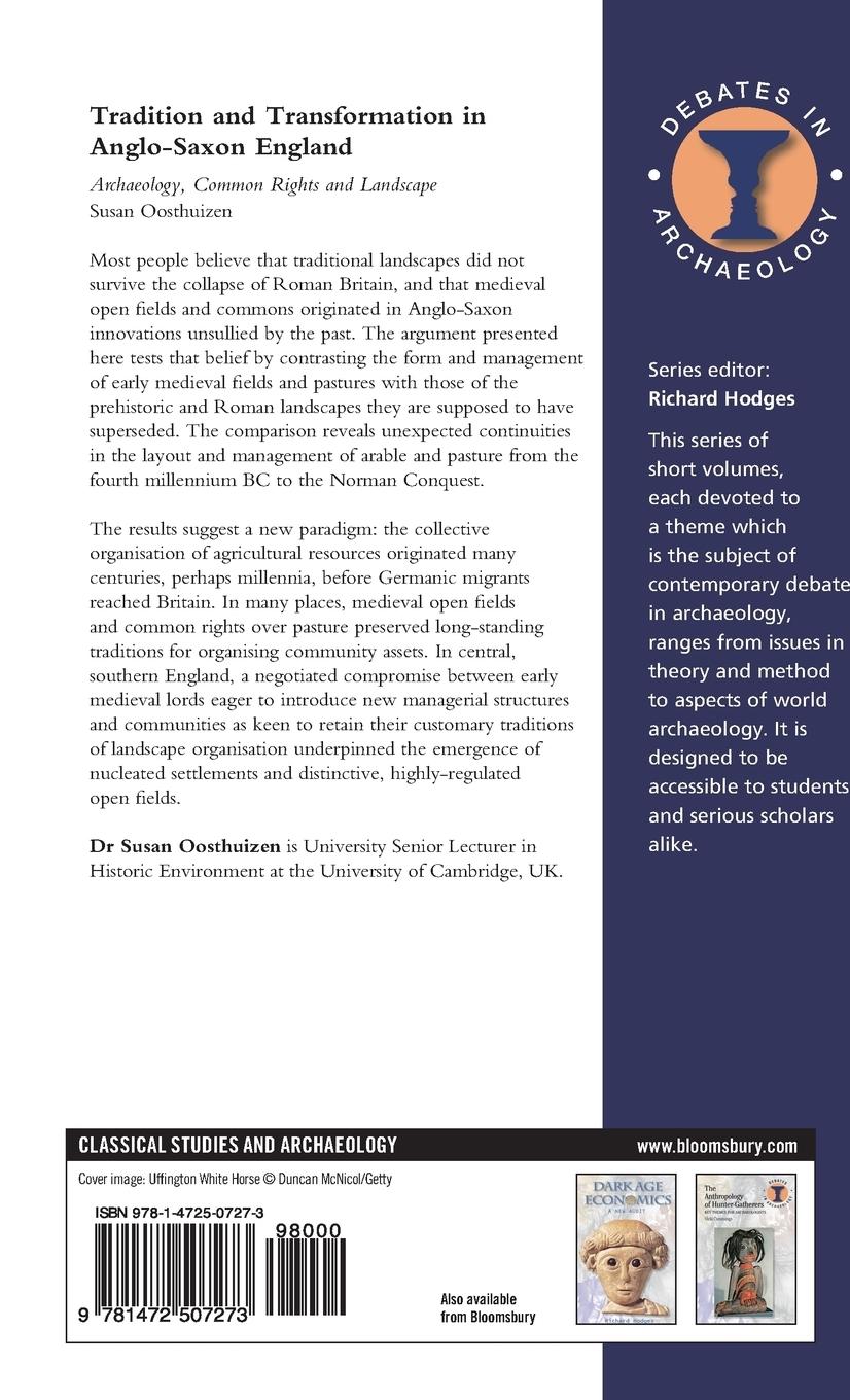 Rückseitencover Tradition and Transformation in Anglo-Saxon England