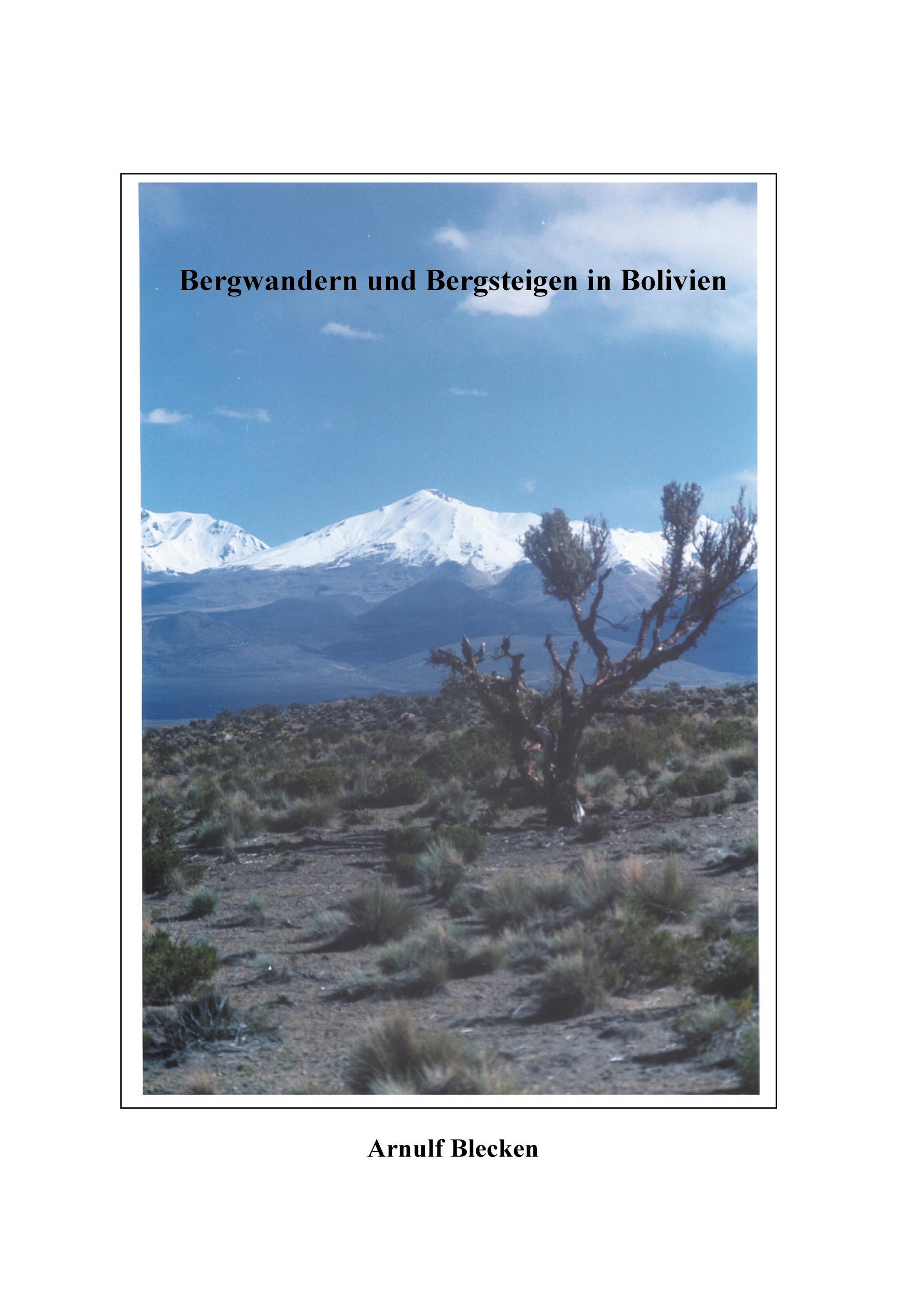 Vorderes Coverbild Bergwandern und Bergsteigen in Bolivien