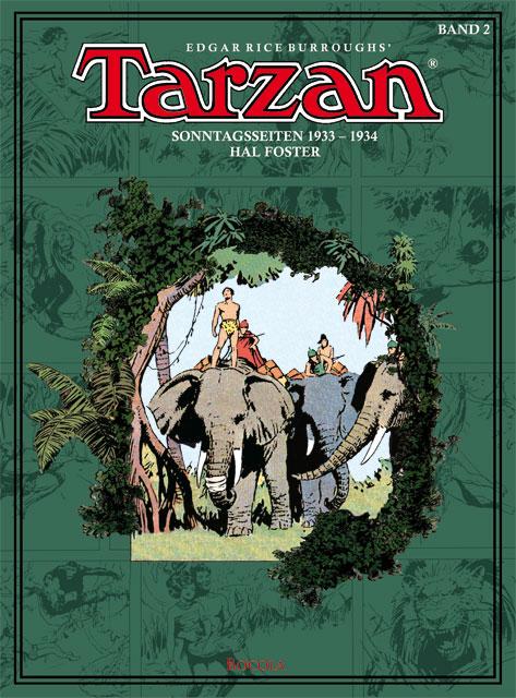 Vorderes Coverbild Tarzan Sonntagsseiten 02. 1933 - 1934