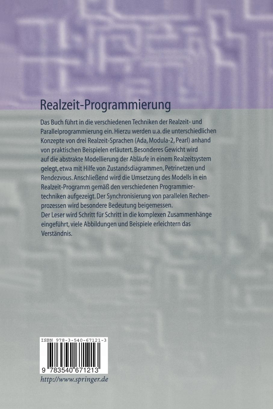 Rückseitencover Realzeit-Programmierung