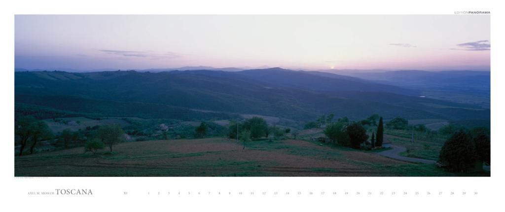 Beispielinhalt (Bild) Toscana - Kalender immerwährend