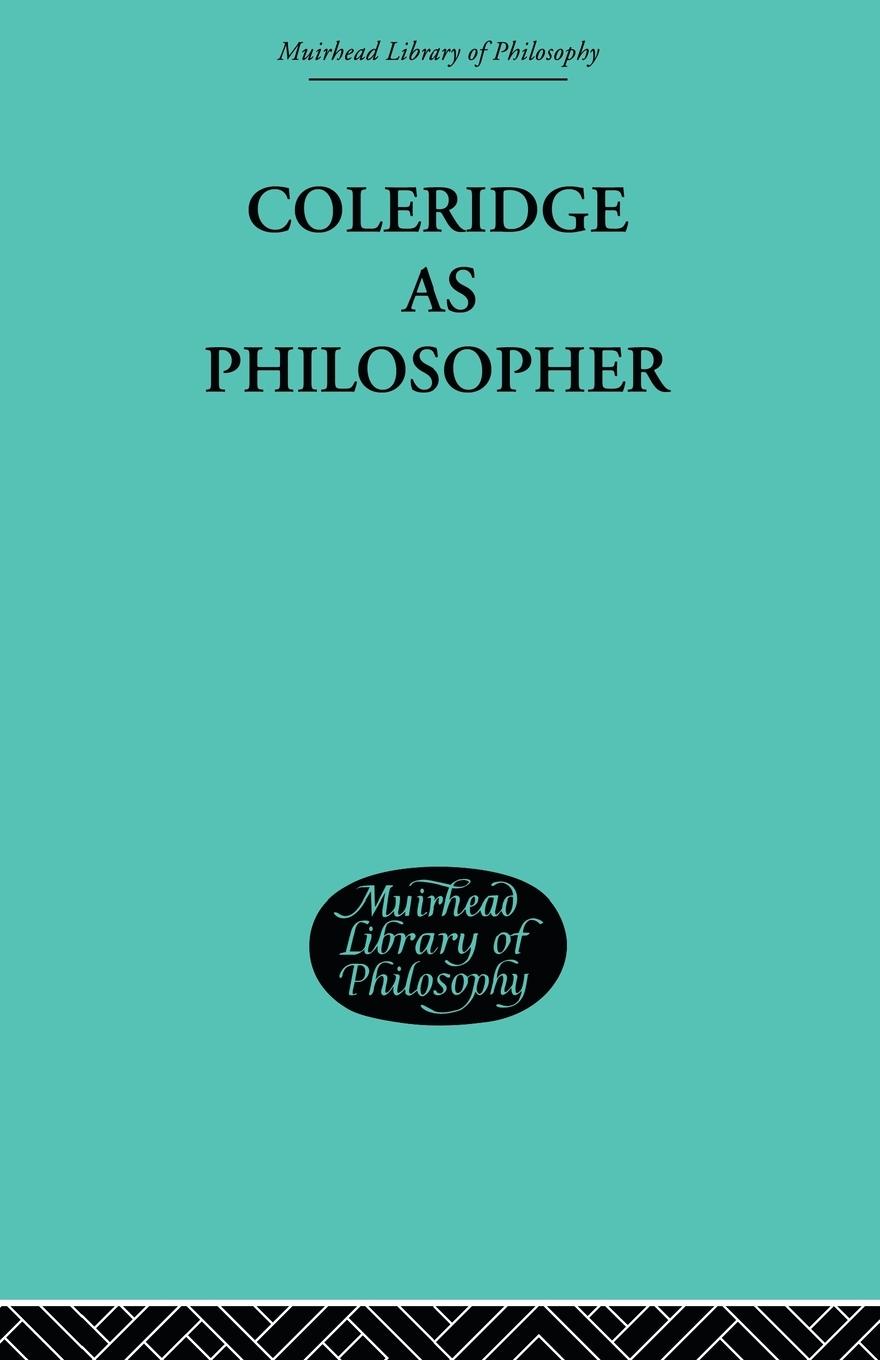 Vorderes Coverbild Coleridge as Philosopher