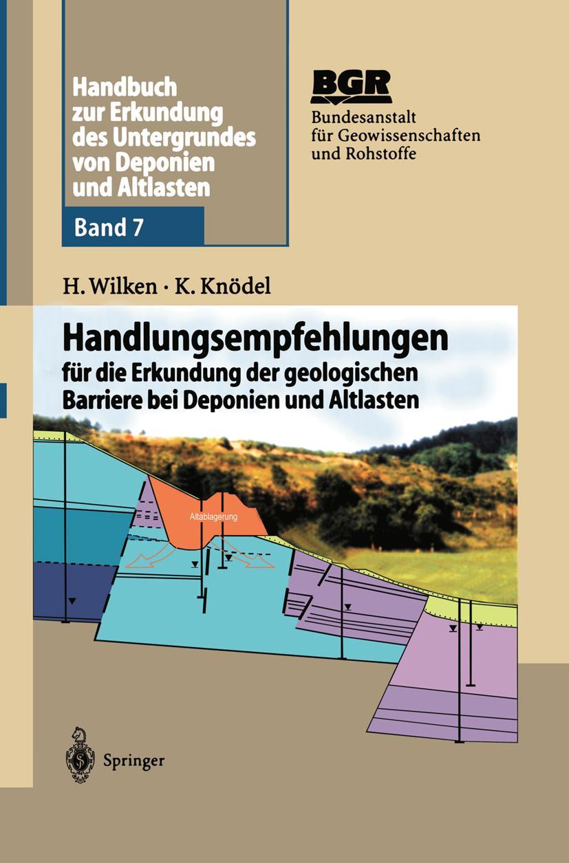 Vorderes Coverbild Handbuch zur Erkundung des Untergrundes von Deponien und Altlasten