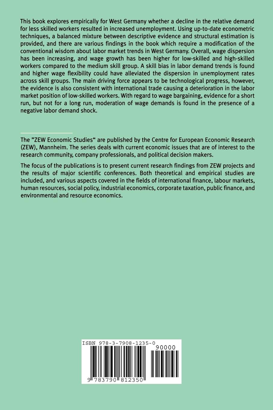 Rückseitencover Wages and Employment Across Skill Groups
