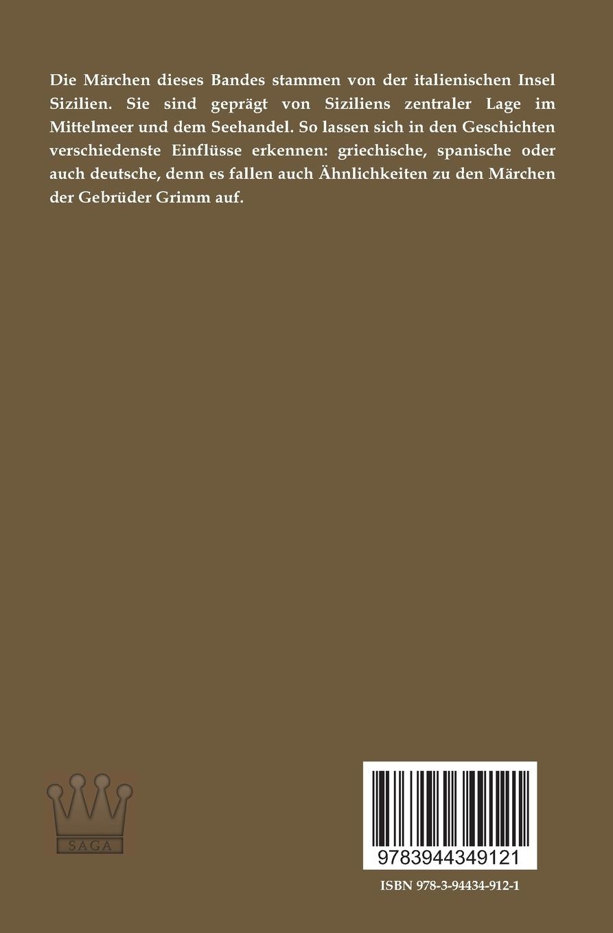 Rückseitencover Sizilianische Märchen