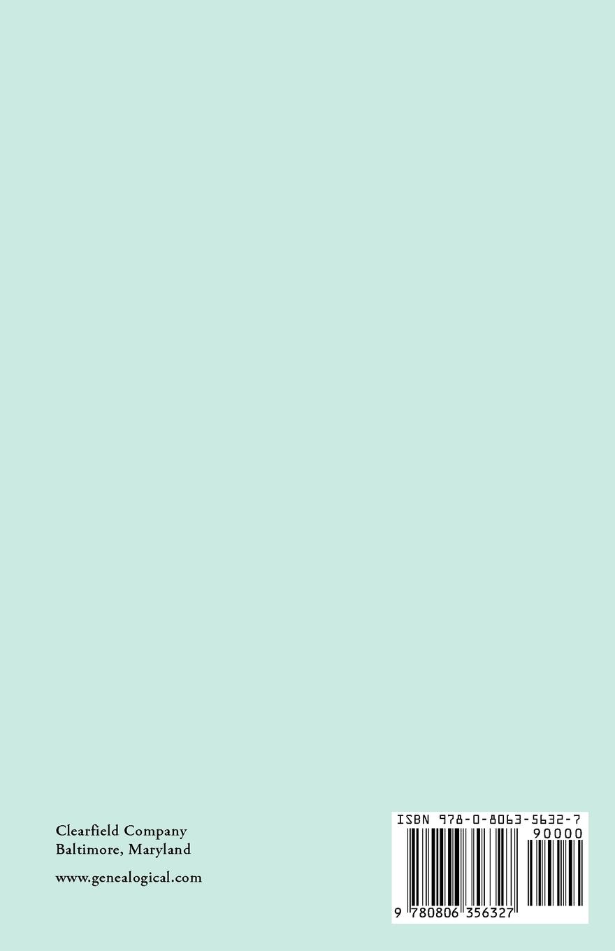 Rückseitencover Abstracts of the Debt Books of the Provincial Land Office of Maryland. Volume III, St. Mary's County. Liber 41