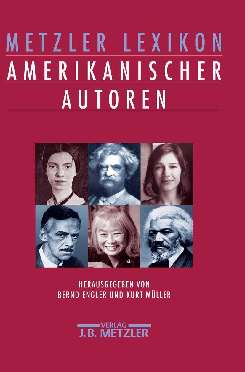 Vorderes Coverbild Metzler Lexikon amerikanischer Autoren