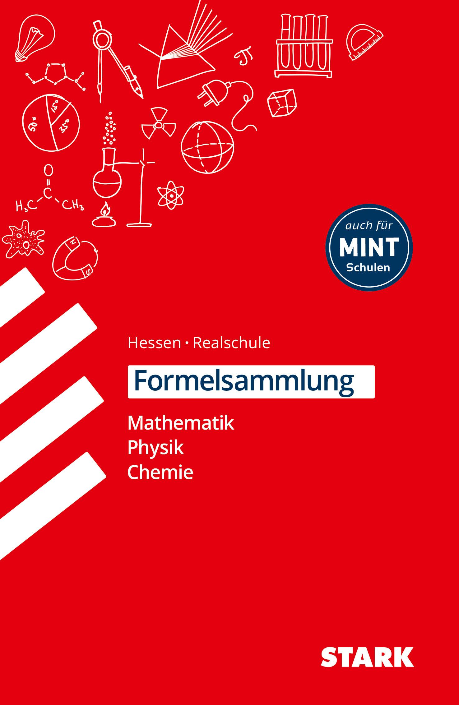 Vorderes Coverbild Formelsammlung Realschule - Mathemathik, Physik, Chemie Hessen