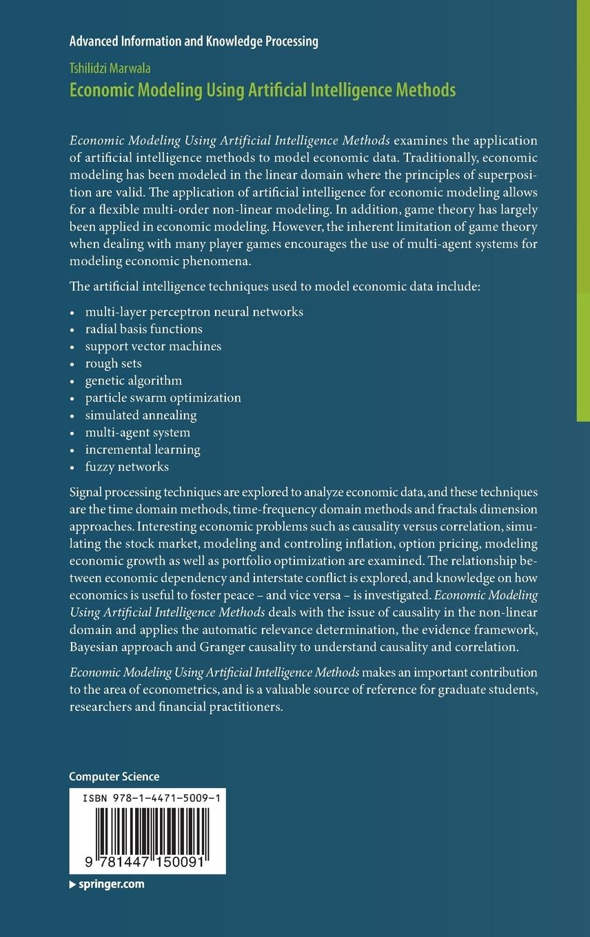 Rückseitencover Economic Modeling Using Artificial Intelligence Methods