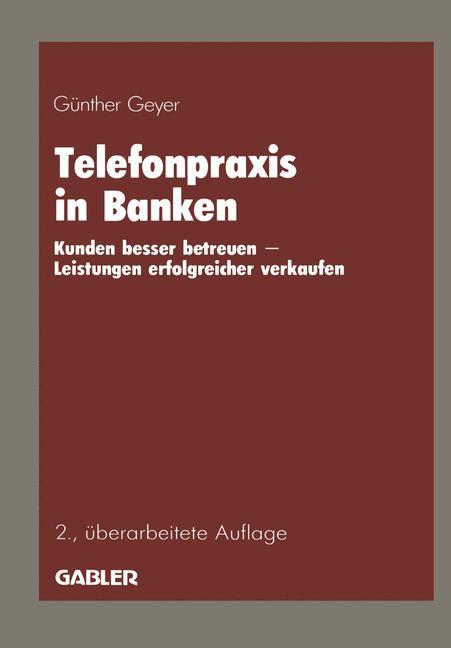 Vorderes Coverbild Telefonpraxis in Banken