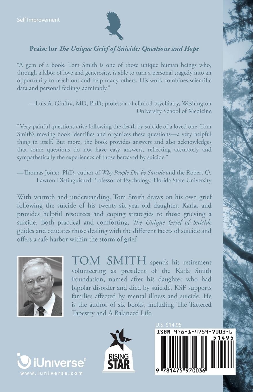 Rückseitencover The Unique Grief of Suicide
