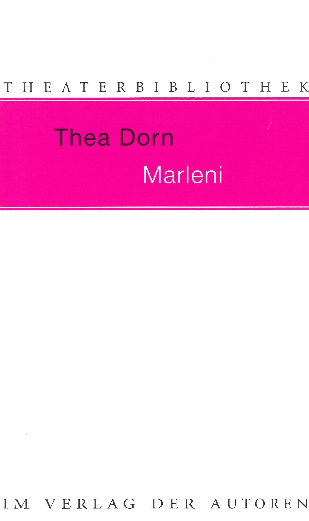 Vorderes Coverbild Marleni
