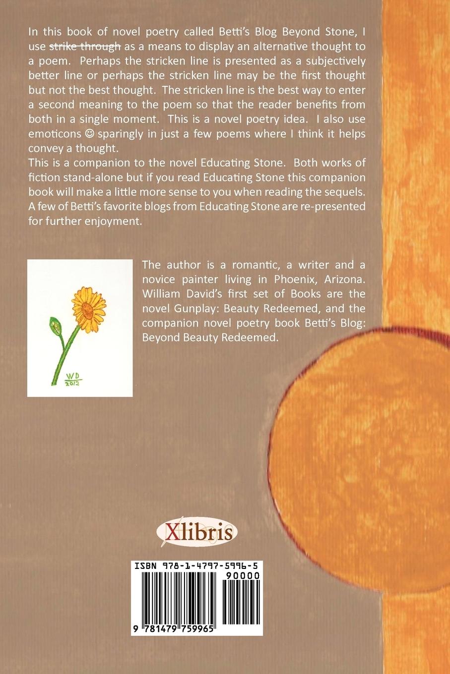 Rückseitencover Betti's Blog Beyond Stone