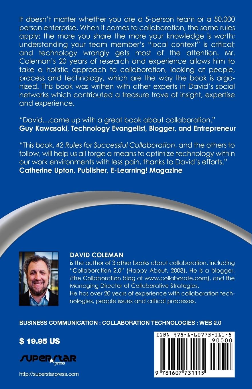 Rückseitencover 42 Rules for Successful Collaboration (2nd Edition)