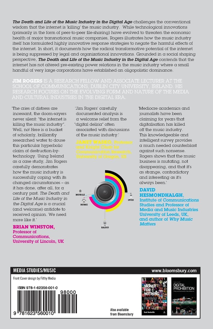 Rückseitencover The Death and Life of the Music Industry in the Digital Age