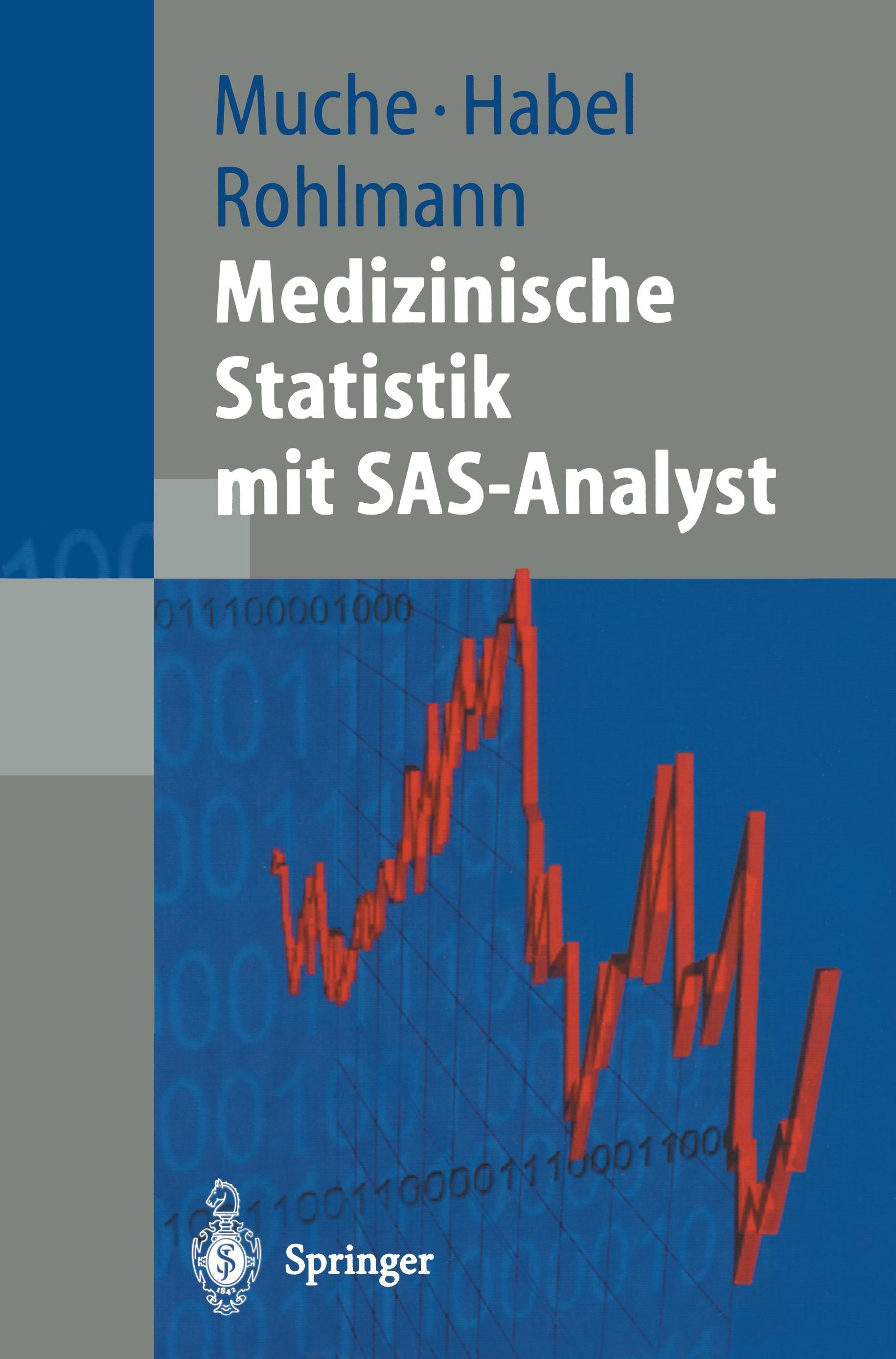 Vorderes Coverbild Medizinische Statistik mit SAS-Analyst