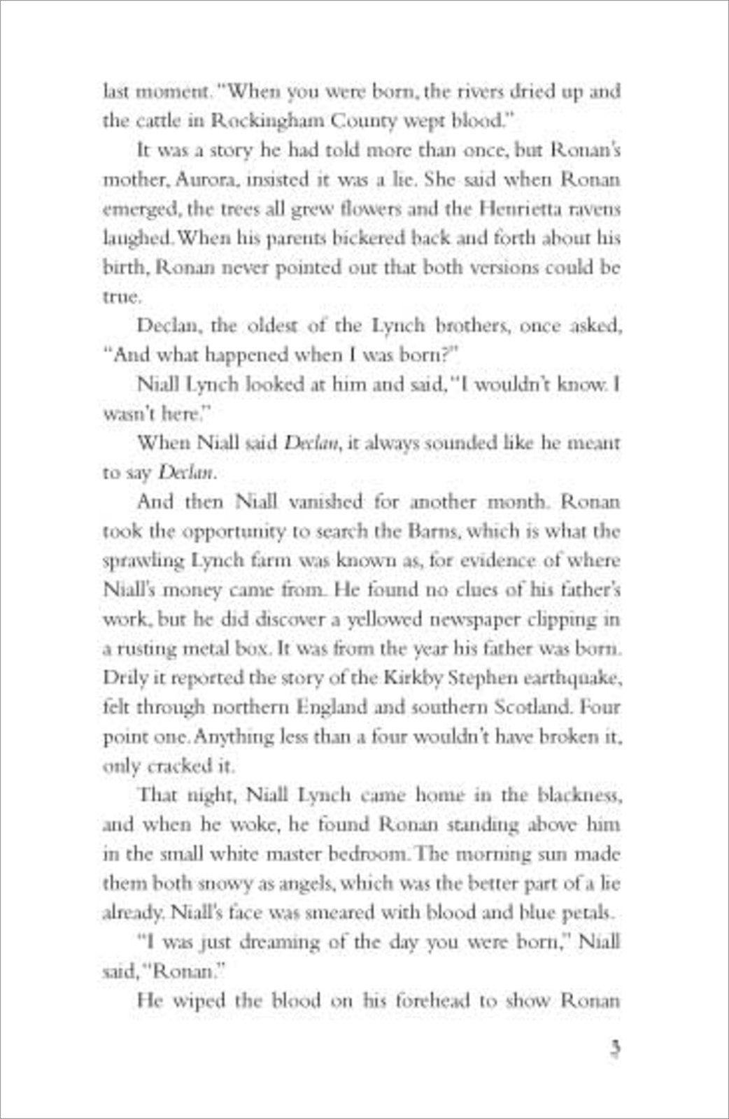 Beispielinhalt (Bild) Raven Cycle 2. The Dream Thieves