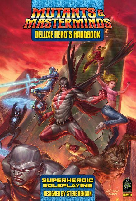 Vorderes Coverbild Mutants & Masterminds Deluxe Hero's Handbook