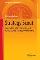 Vorderes Coverbild Strategy Scout