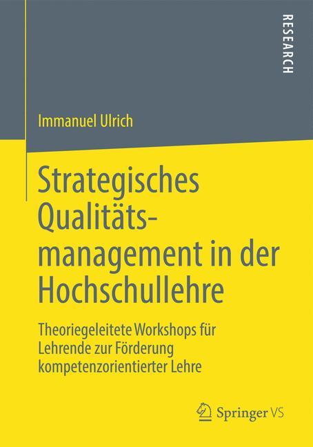 Vorderes Coverbild Strategisches Qualitätsmanagement in der Hochschullehre