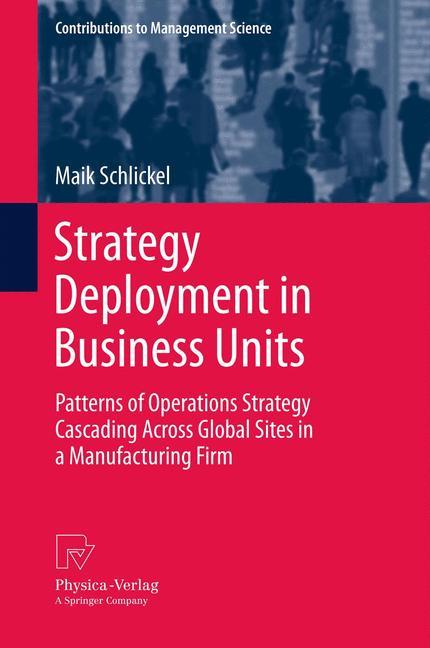Vorderes Coverbild Strategy Deployment in Business Units