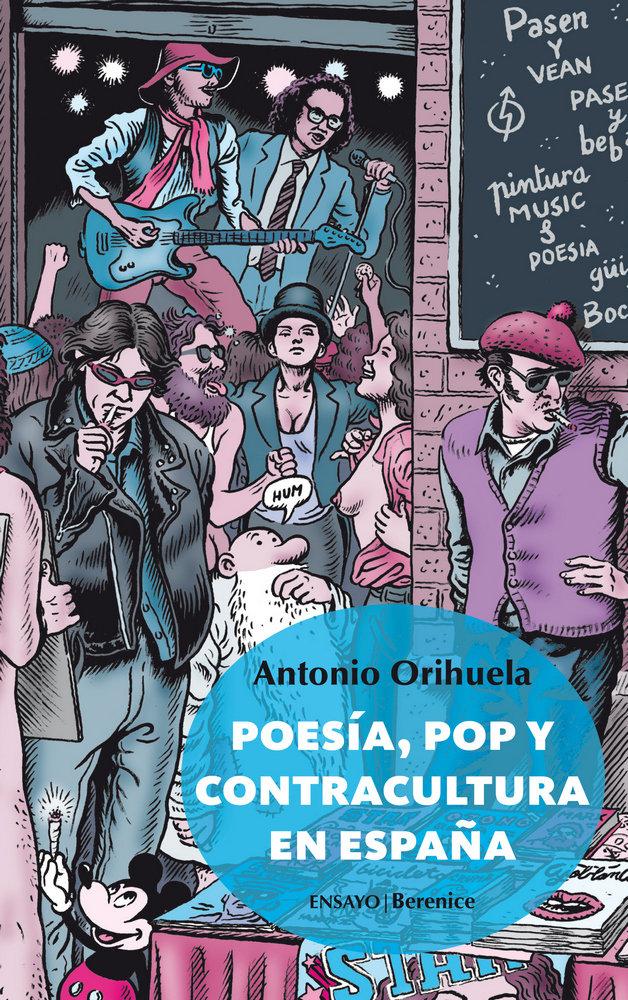 Vorderes Coverbild Poesía, pop y contracultura en España