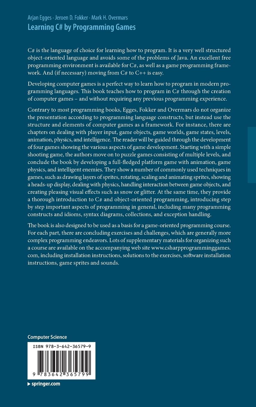 Rückseitencover Learning C# by Programming Games