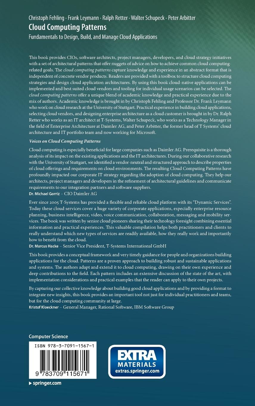 Rückseitencover Cloud Computing Patterns
