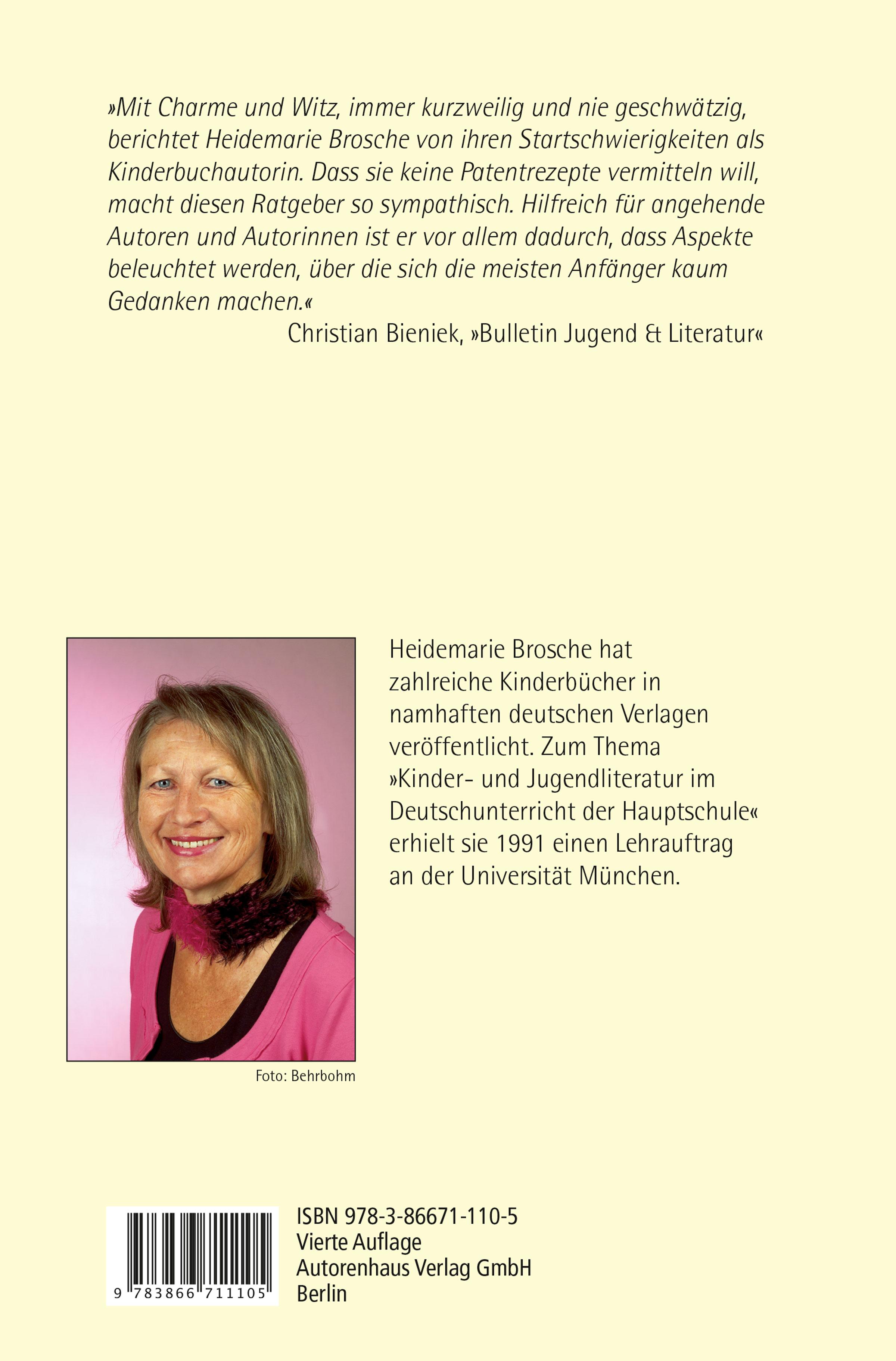 Rückseitencover Kinder- und Jugendbuch schreiben & veröffentlichen