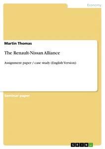 Vorderes Coverbild The Renault-Nissan Alliance