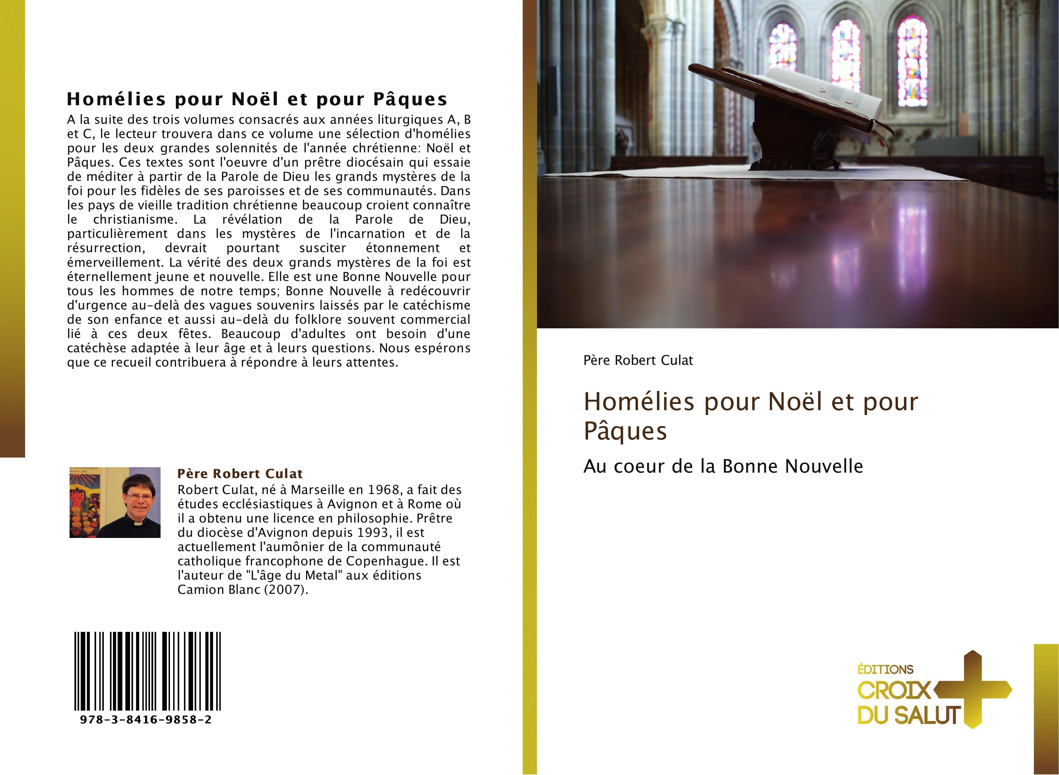 Vorderes Coverbild Homélies pour Noël et pour Pâques