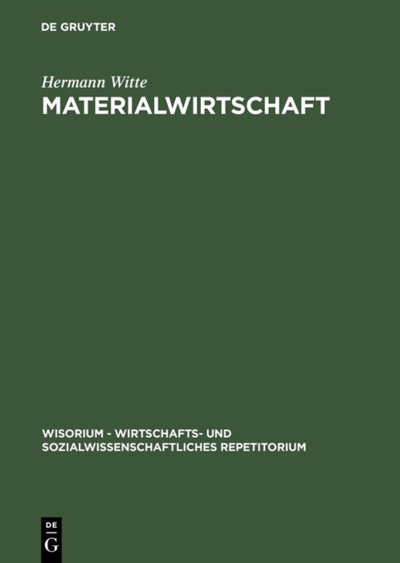 Vorderes Coverbild Materialwirtschaft