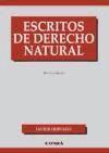 Vorderes Coverbild Escritos de derecho natural
