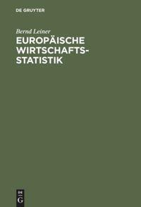 Vorderes Coverbild Europäische Wirtschaftsstatistik