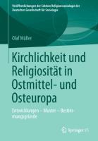 Vorderes Coverbild Kirchlichkeit und Religiosität in Ostmittel- und Osteuropa