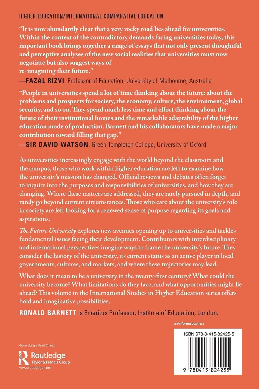 Rückseitencover The Future University